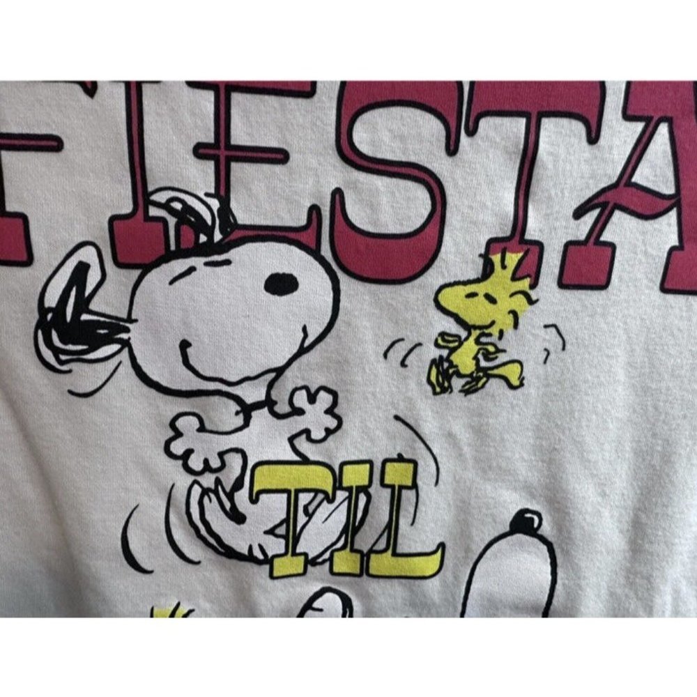 PEANUTS “FIESTA TIL SIESTA” Short Sleeve T-Shirt.Size Juniors Small 3-5 Gift New - Picture 3 of 5